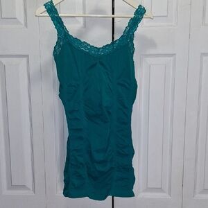Elegant Teal Lace Camisole for Women